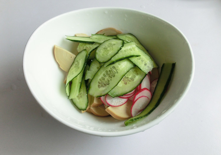 芥茉素鸡步骤6