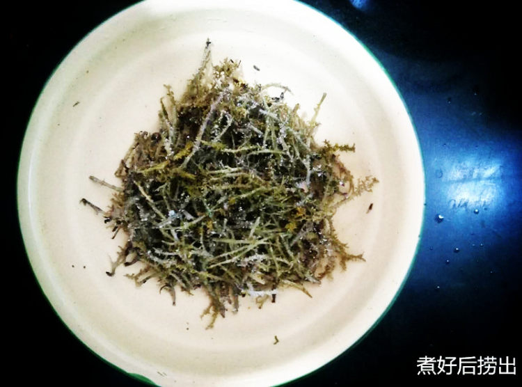 凉拌鹿角菜步骤4