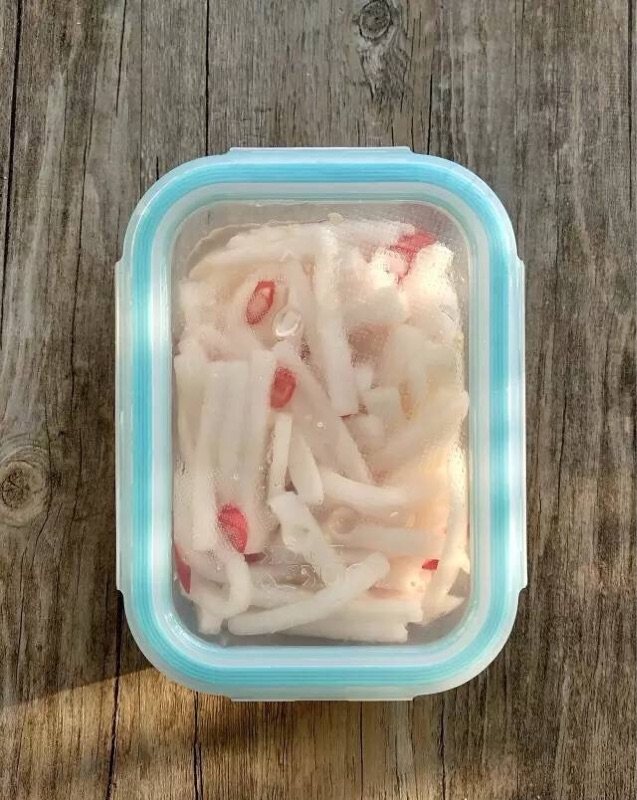 酸甜白萝卜步骤6
