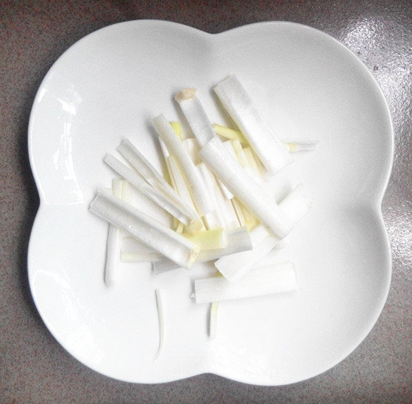 葱香豉油花肾豆步骤5