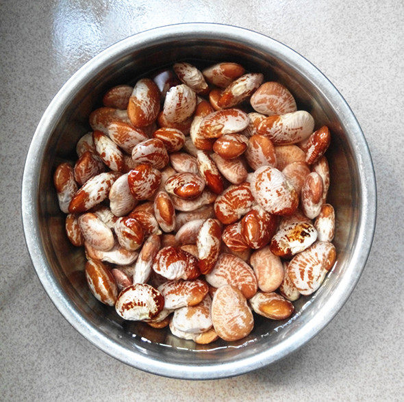 葱香豉油花肾豆步骤2
