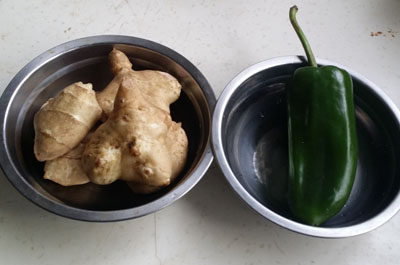 红油洋姜片步骤1