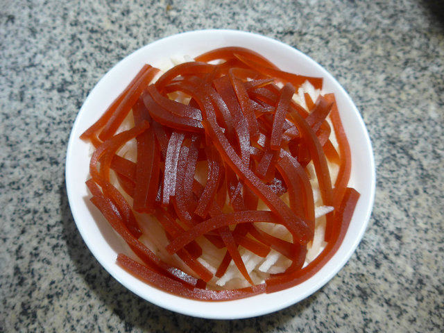 桂花京糕梨丝步骤4