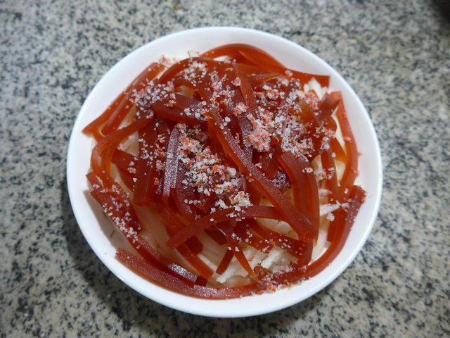 桂花京糕梨丝步骤5