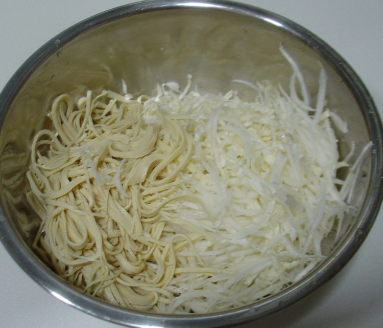 白菜拌干豆腐步骤7
