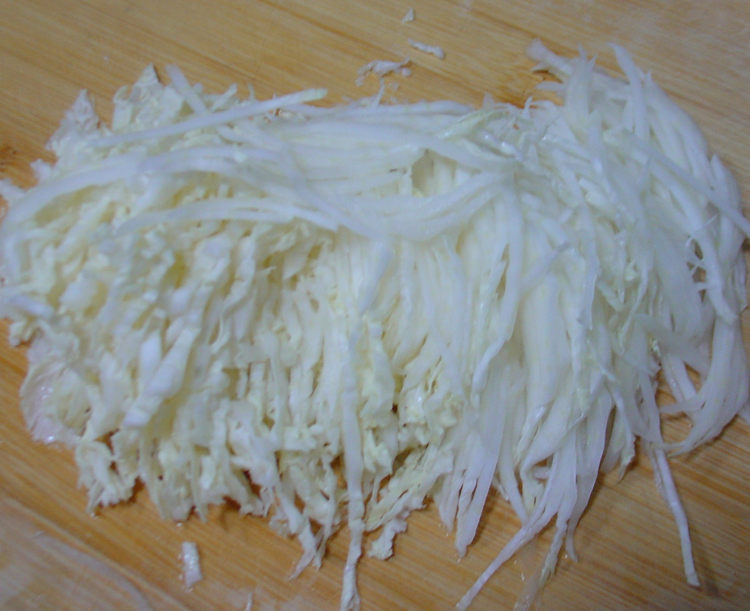 白菜拌干豆腐步骤6