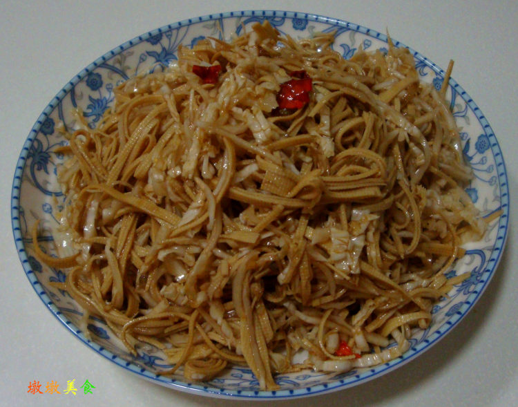 白菜拌干豆腐步骤15