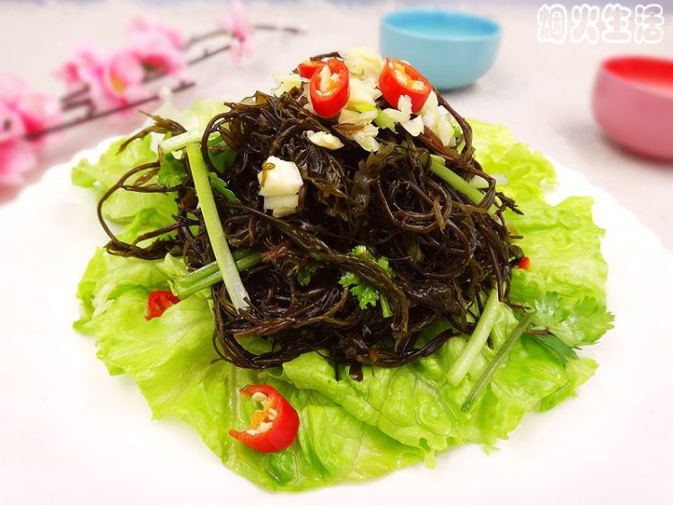 凉拌羊栖菜步骤7