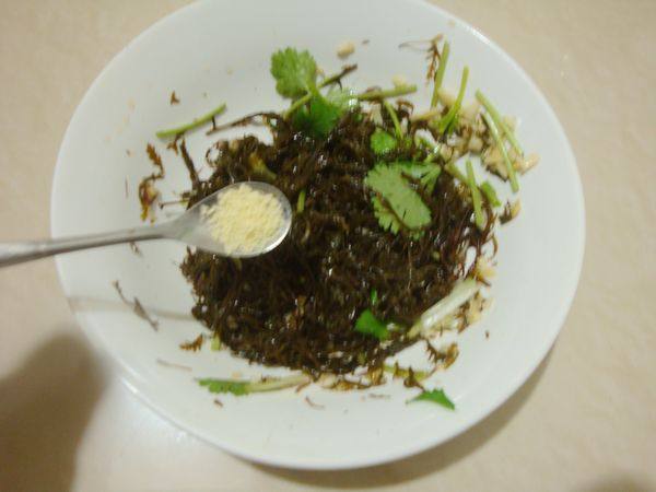 凉拌羊栖菜步骤6