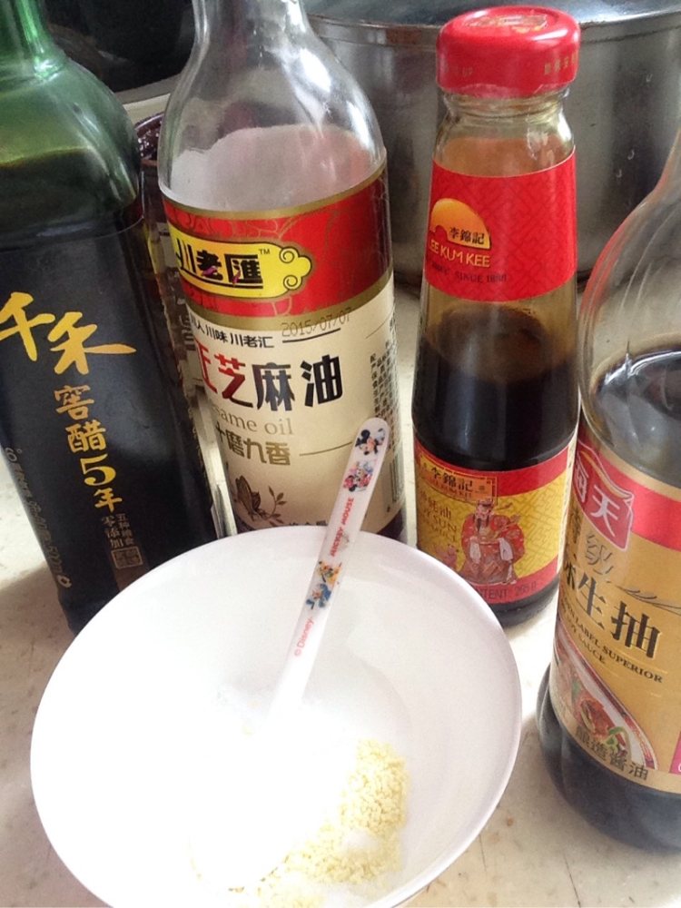 凉拌菜心步骤3