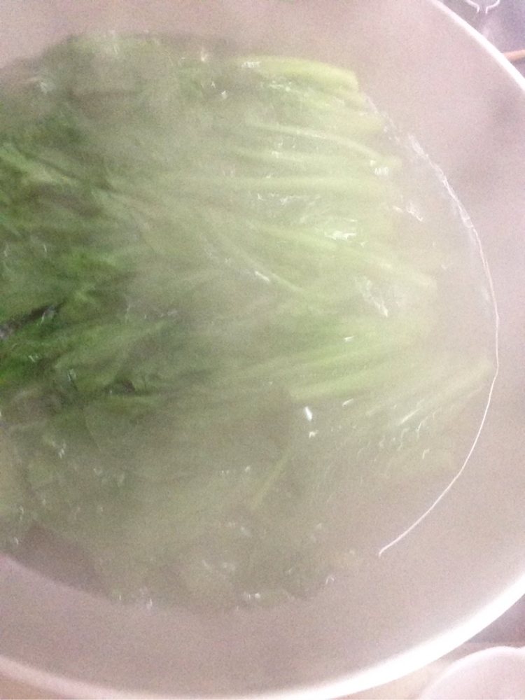 凉拌菜心步骤5