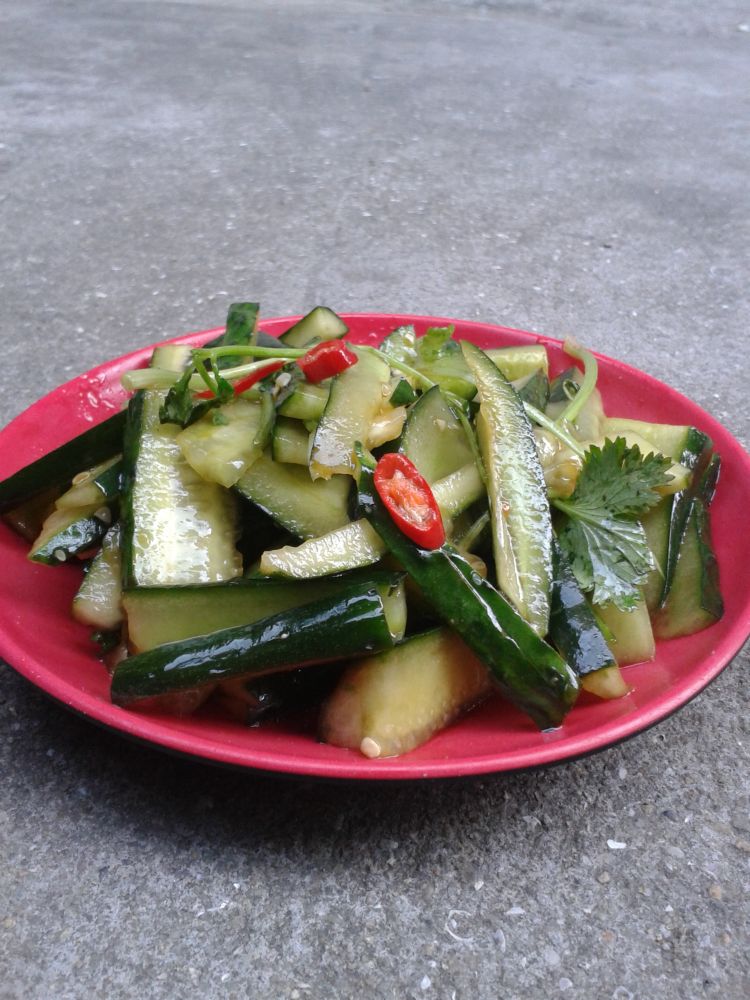 香菜辣拌黄瓜步骤10