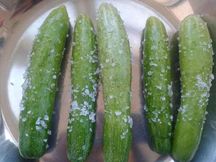 黄瓜泡菜步骤2