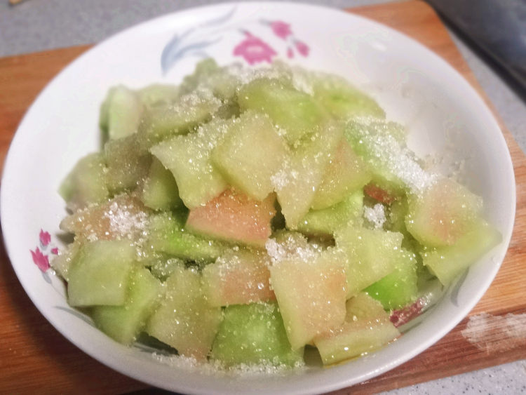 凉拌瓜皮步骤5