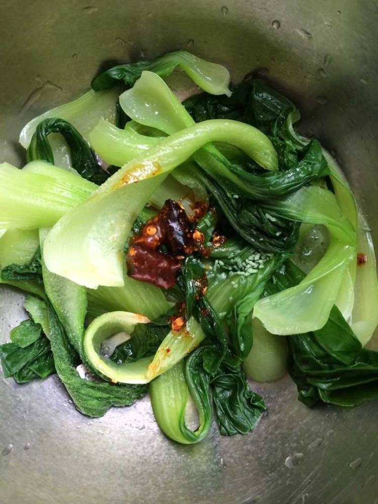 凉拌油菜步骤5
