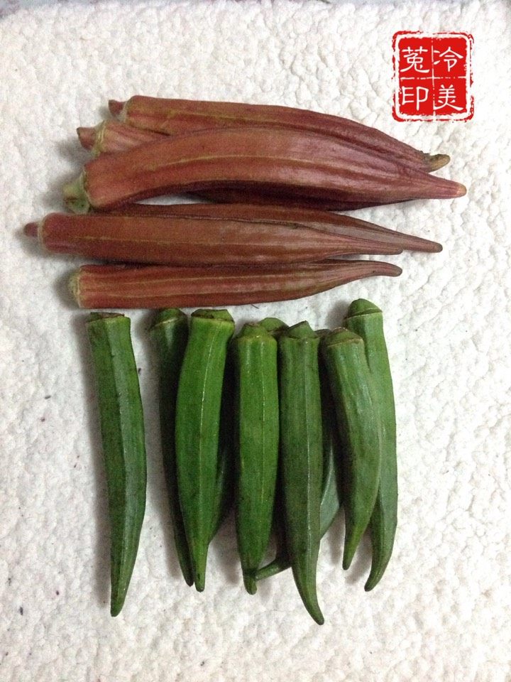 秋葵蘸酱油芥末步骤1