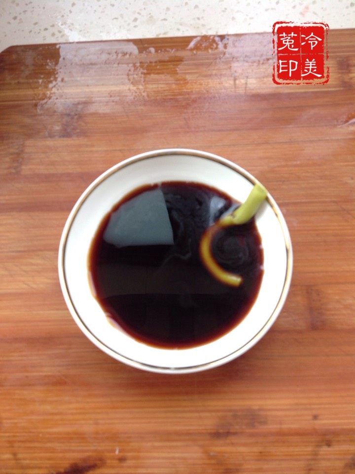 秋葵蘸酱油芥末步骤5