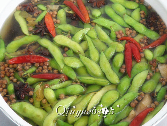 煮毛豆步骤4
