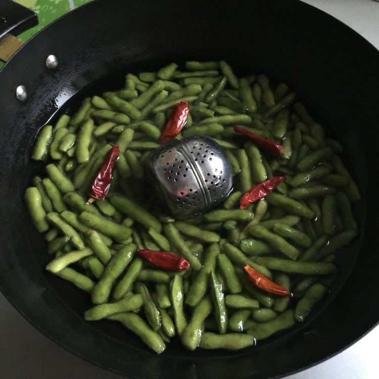 盐水煮毛豆步骤5