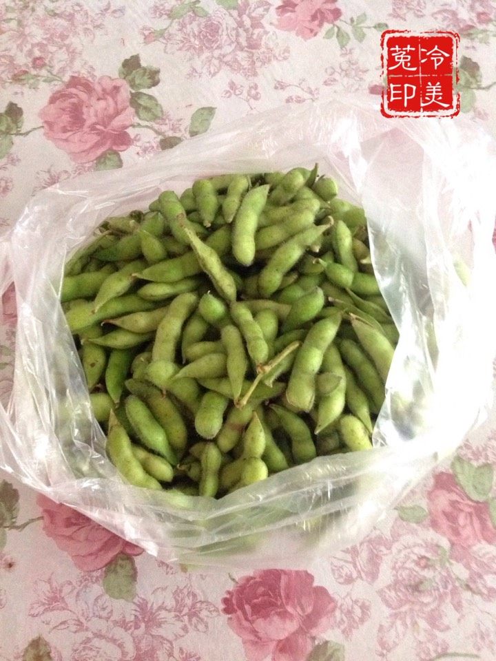盐水毛豆步骤1