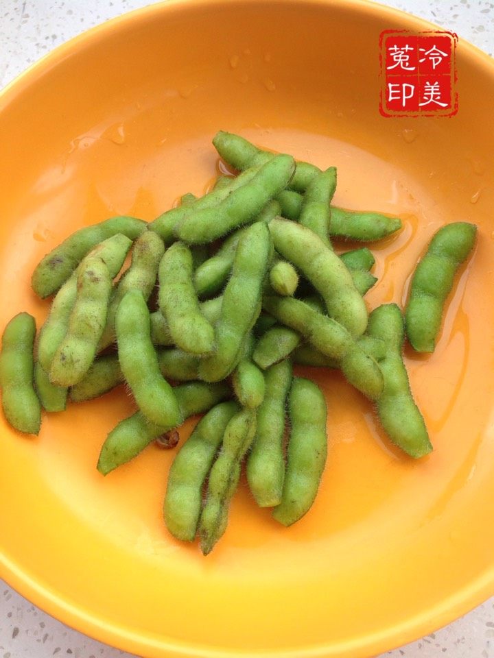 盐水毛豆步骤4
