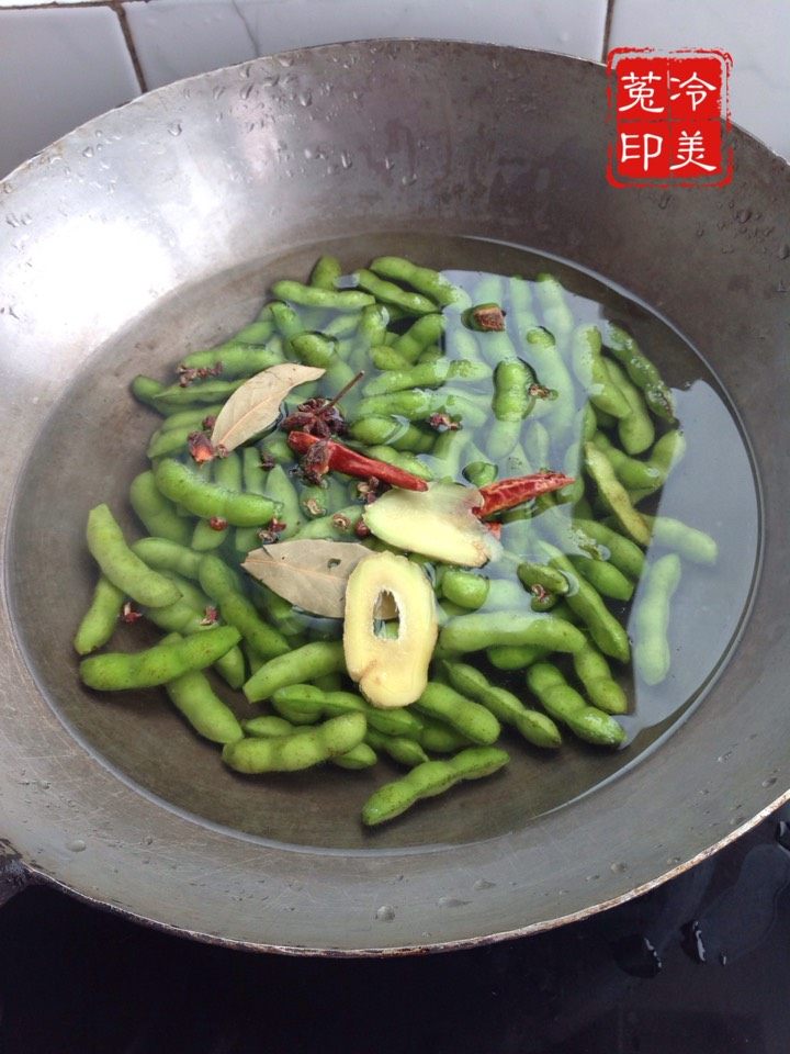 盐水毛豆步骤5