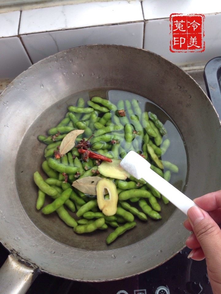 盐水毛豆步骤6