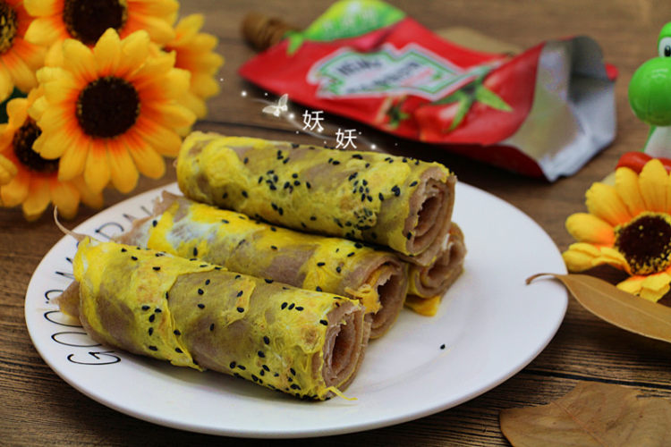 褐麦鸡蛋饼步骤13