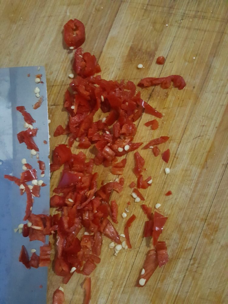 黄瓜辣椒馅食步骤5