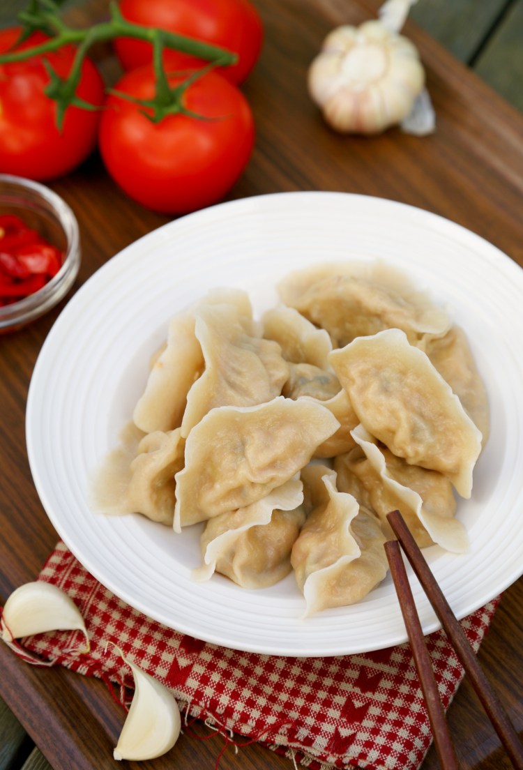 西红柿包菜鸡肉水饺步骤13