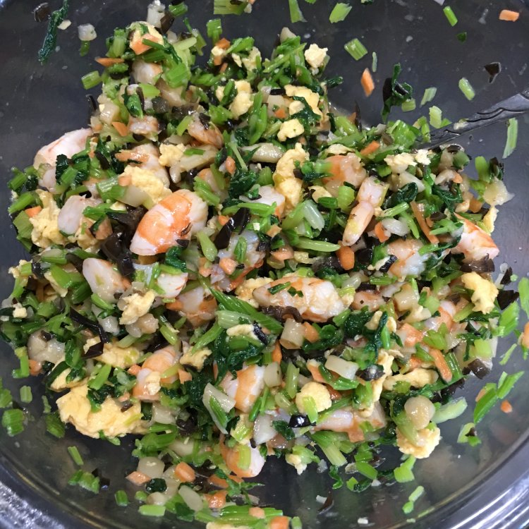 鲜虾什锦水饺步骤6