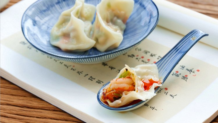 鲜虾什锦水饺步骤9