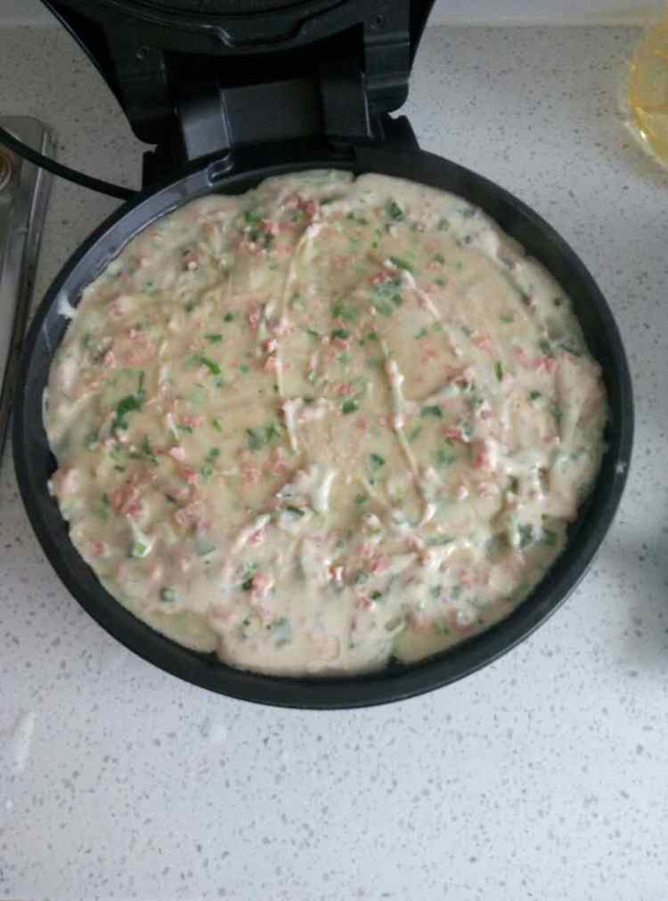鸡蛋火腿饼步骤5