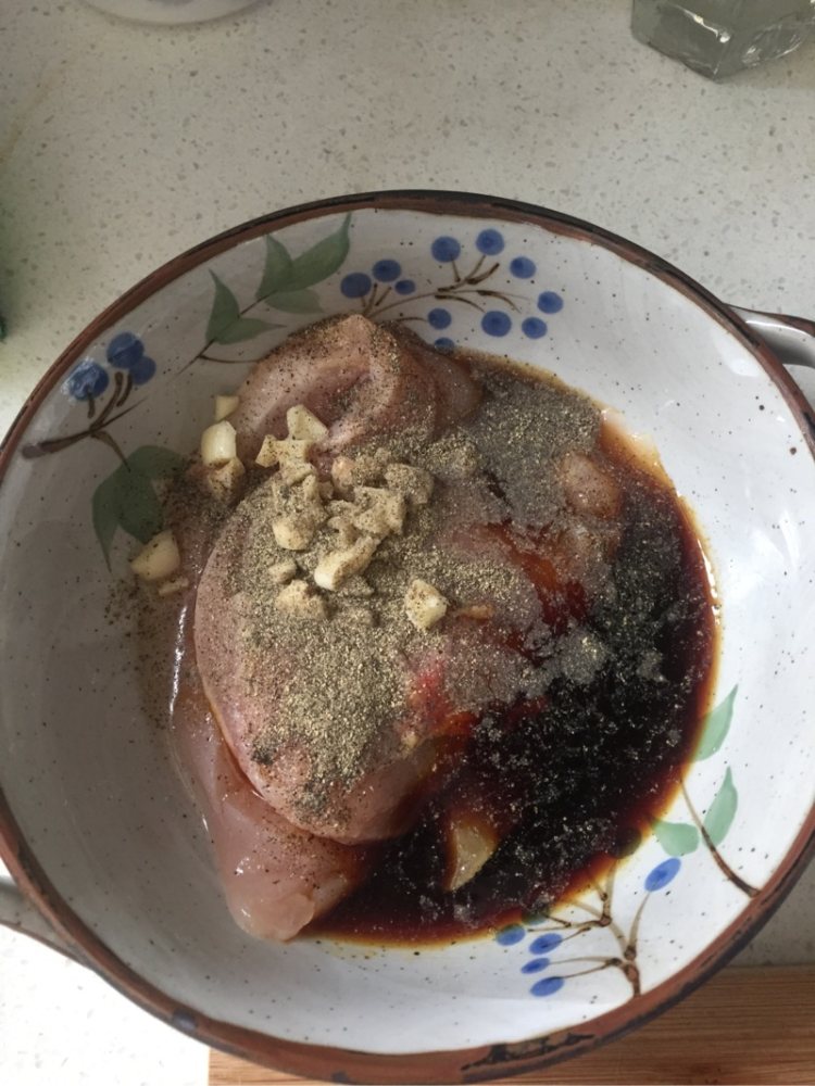 香炸鸡排步骤2