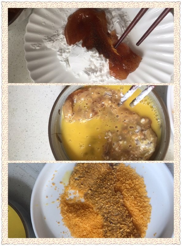 香炸鸡排步骤5