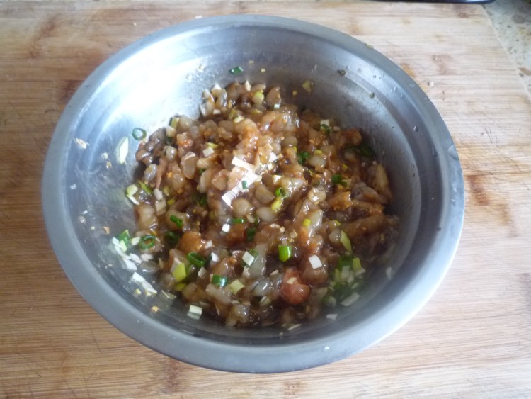 玉瓜虾仁馅煎饺步骤6