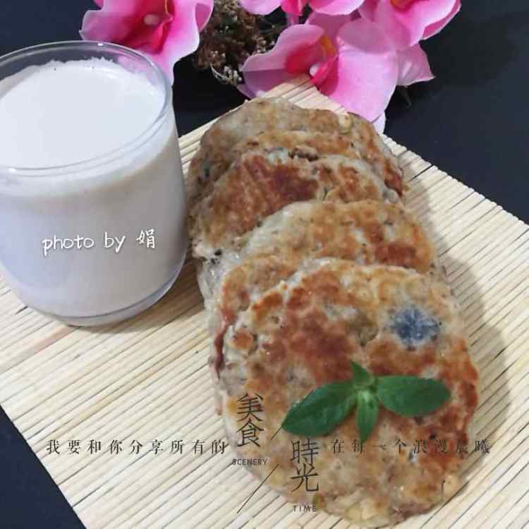 坚果蜜豆饼步骤9