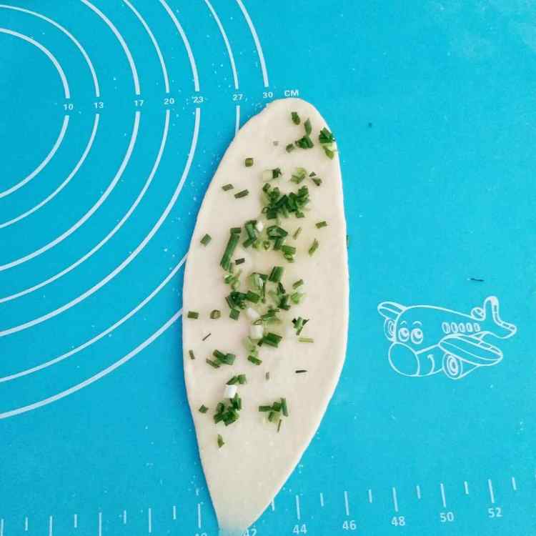 花生油香葱小饼步骤8