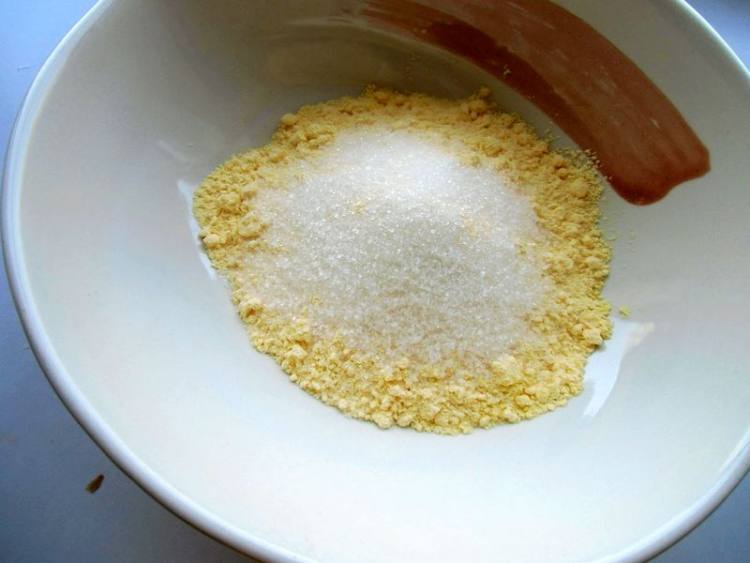 苦苣玉米饼步骤4