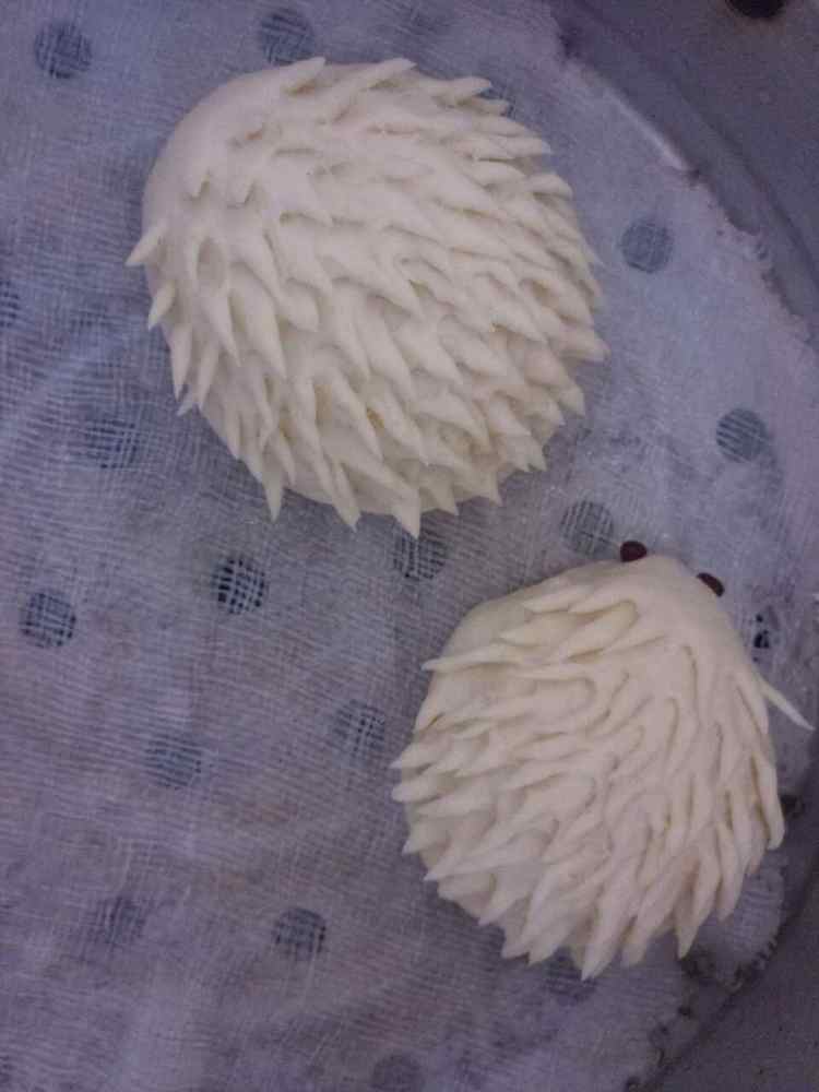 小刺猬馒头步骤14