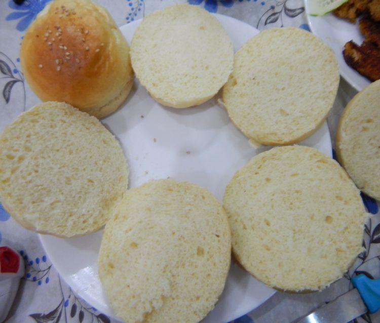 鸡排汉堡步骤10
