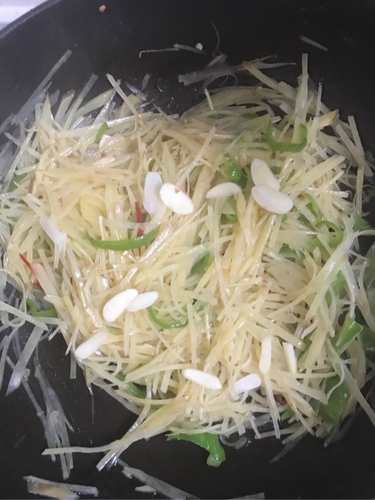 土豆丝卷饼步骤9