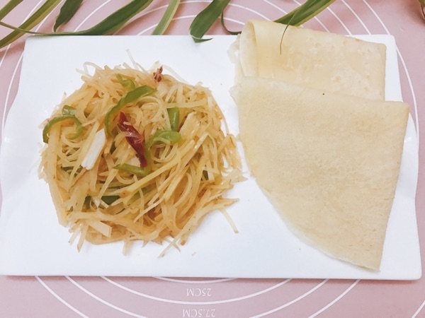 土豆丝卷饼步骤10
