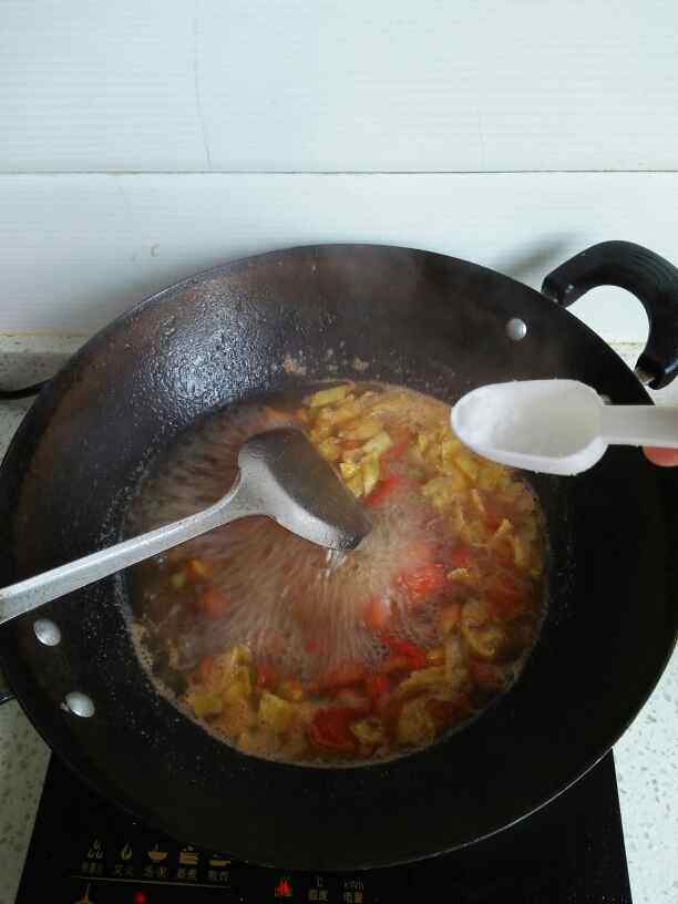 西红柿酸汤剪刀面步骤11