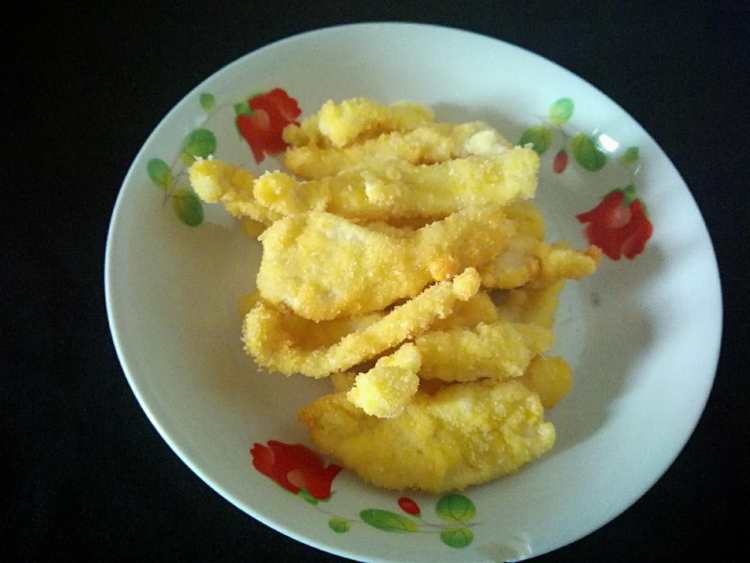酥炸鸡柳步骤8