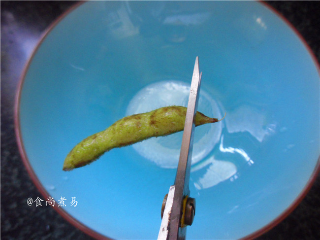 水煮毛豆夹#盛夏餐桌#步骤2