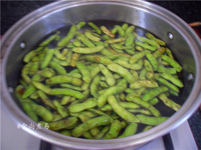 水煮毛豆夹#盛夏餐桌#步骤3