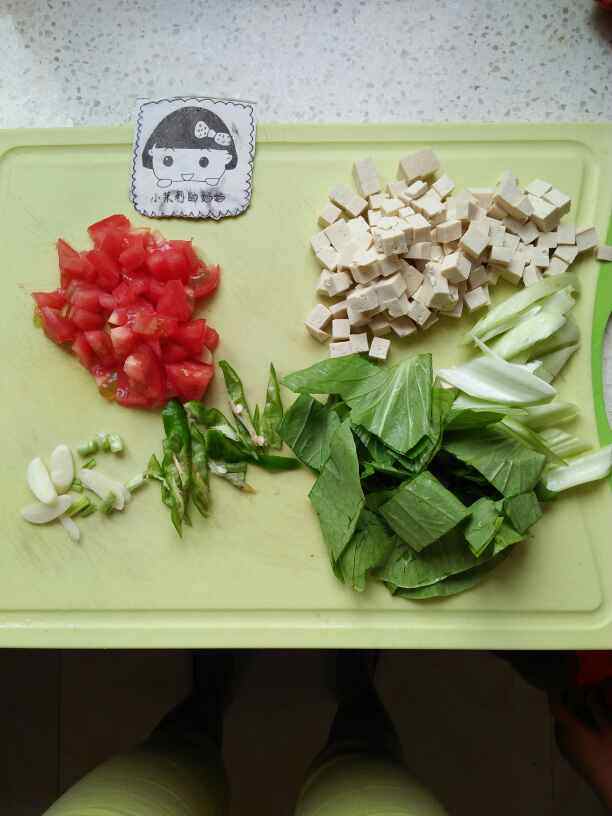 菠菜汤面步骤1