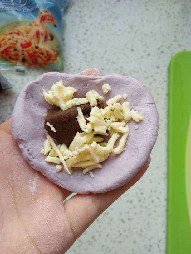 紫薯豆沙拉丝饼步骤5
