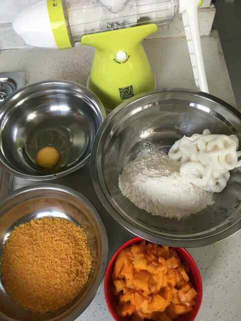 米饭芒果饼步骤2